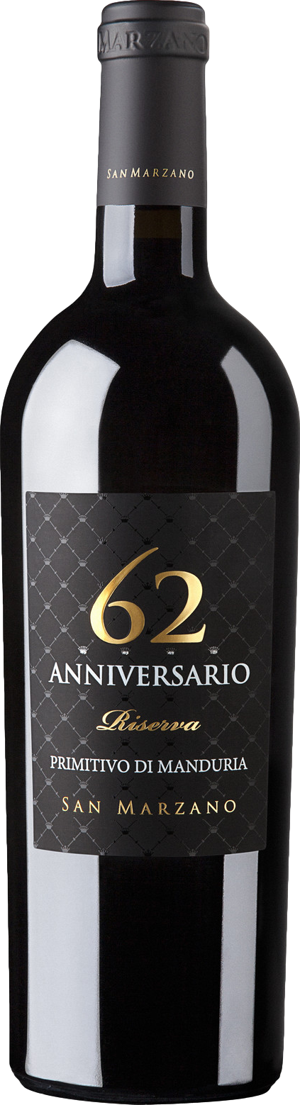 Image of San Marzano 62 Anniversario Primitivo di Manduria Riserva 2018