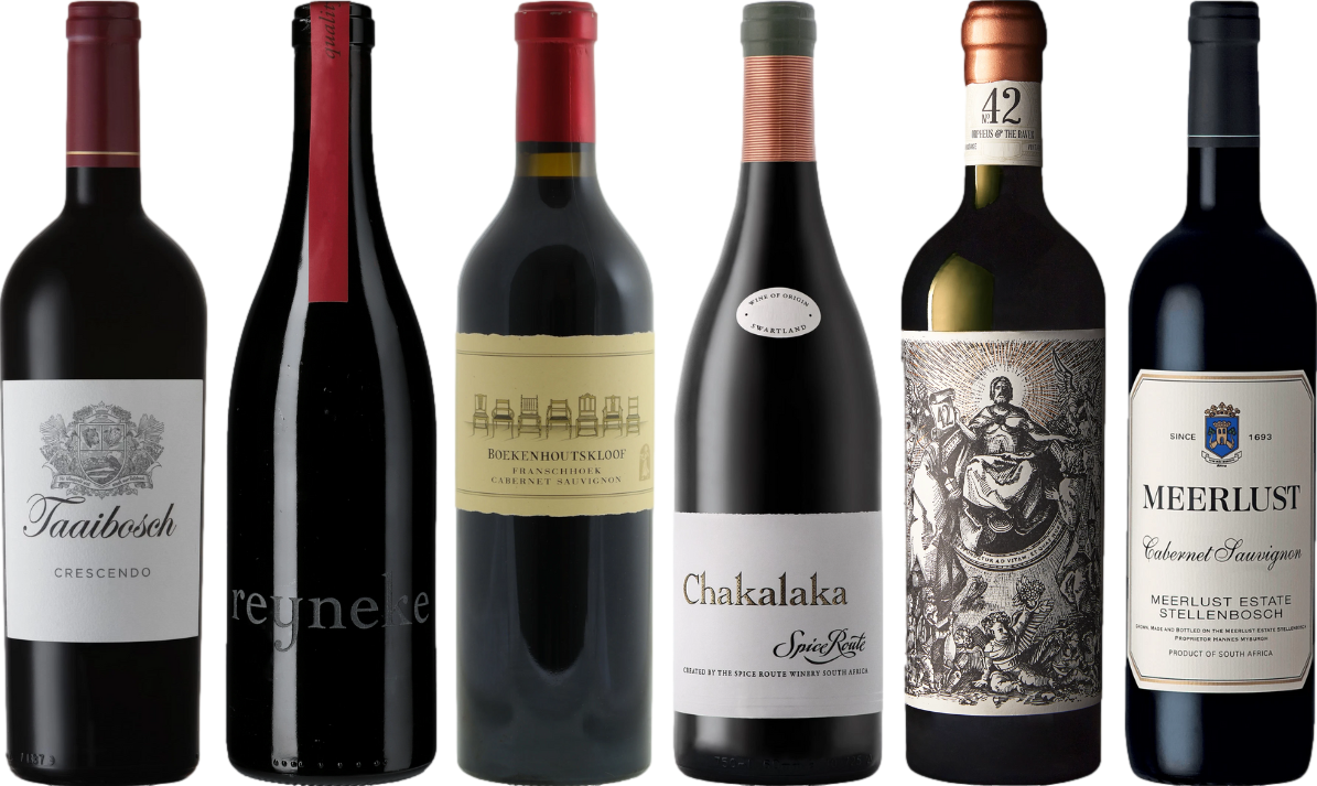 Südafrika  Rotwein Premium Verkostungsset