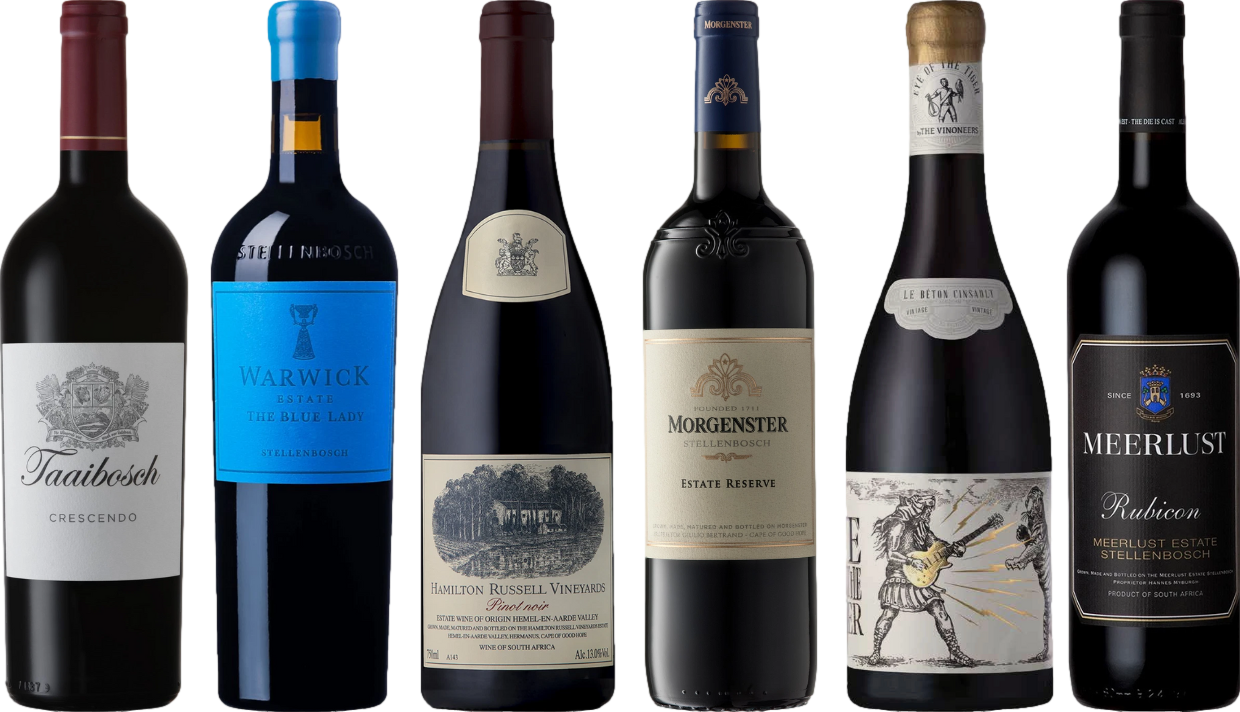 Südafrika  Rotwein Premium Verkostungsset