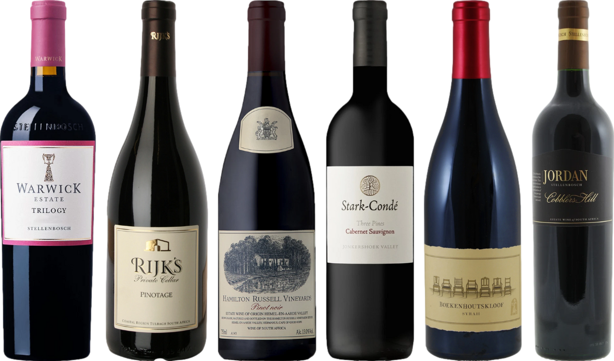 Südafrika  Rotwein Premium Verkostungsset