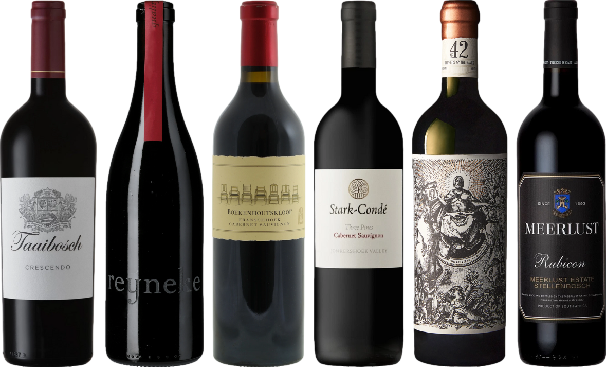 Südafrika  Rotwein Premium Verkostungsset