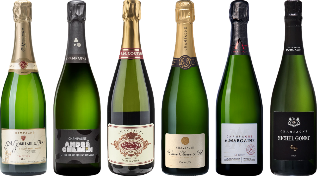 Hochwertiges Champagner-Verkostungsset