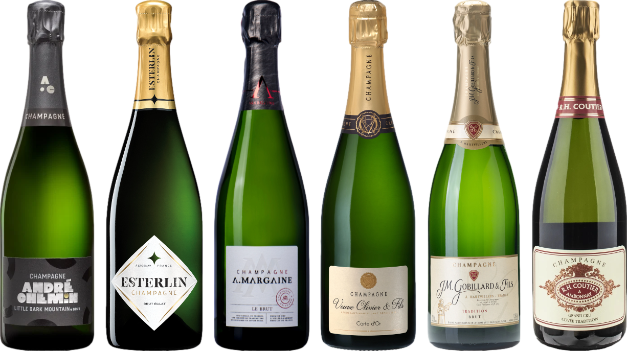 Hochwertiges Champagner-Verkostungsset