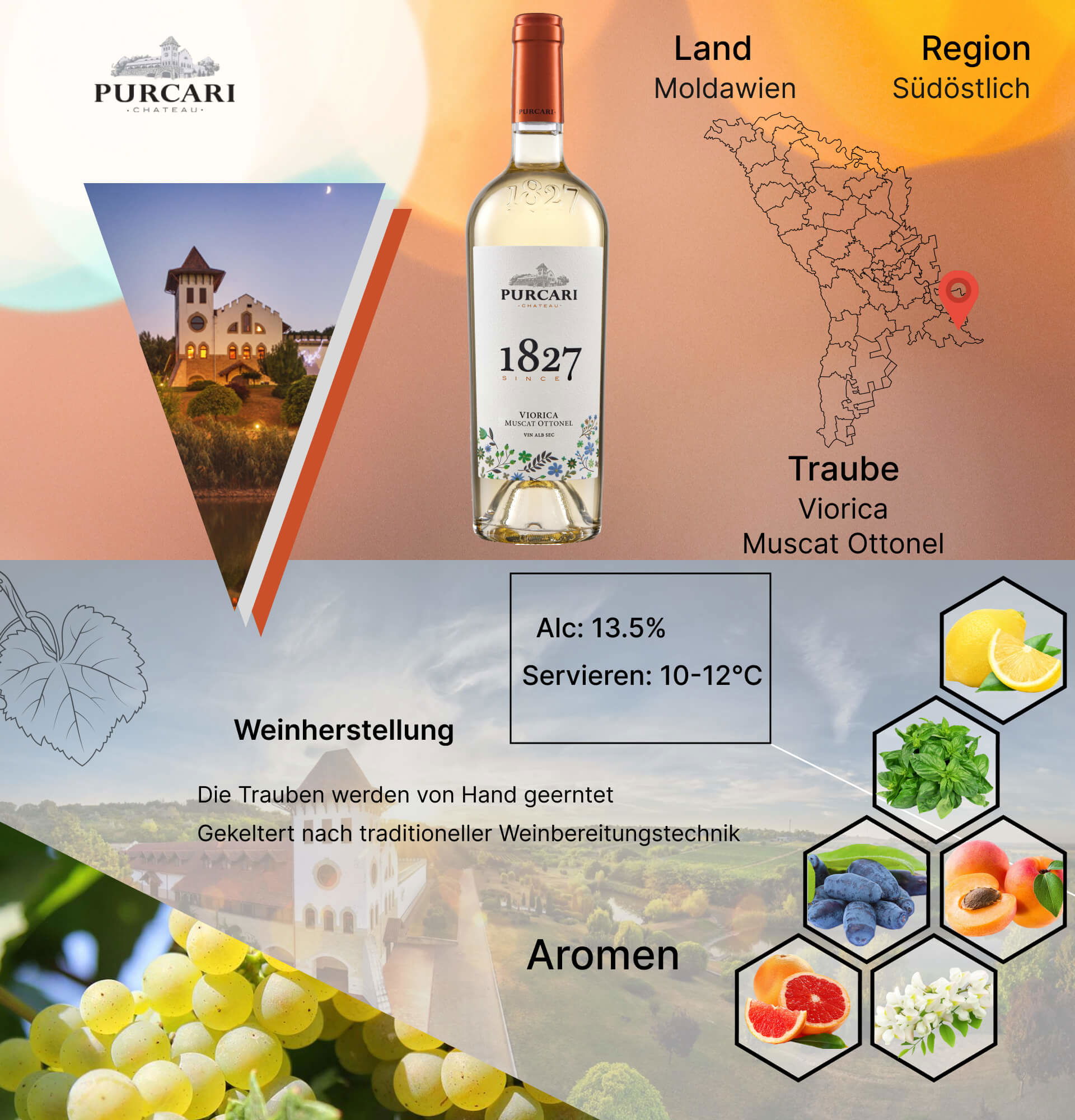 Chateau Purcari Viorica Muscat de Purcari