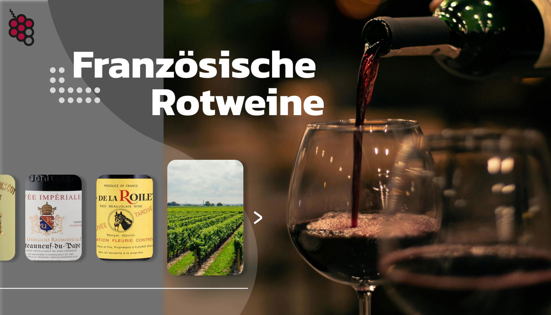 Französischer Rotwein aus jeder Region im Jahr 2024