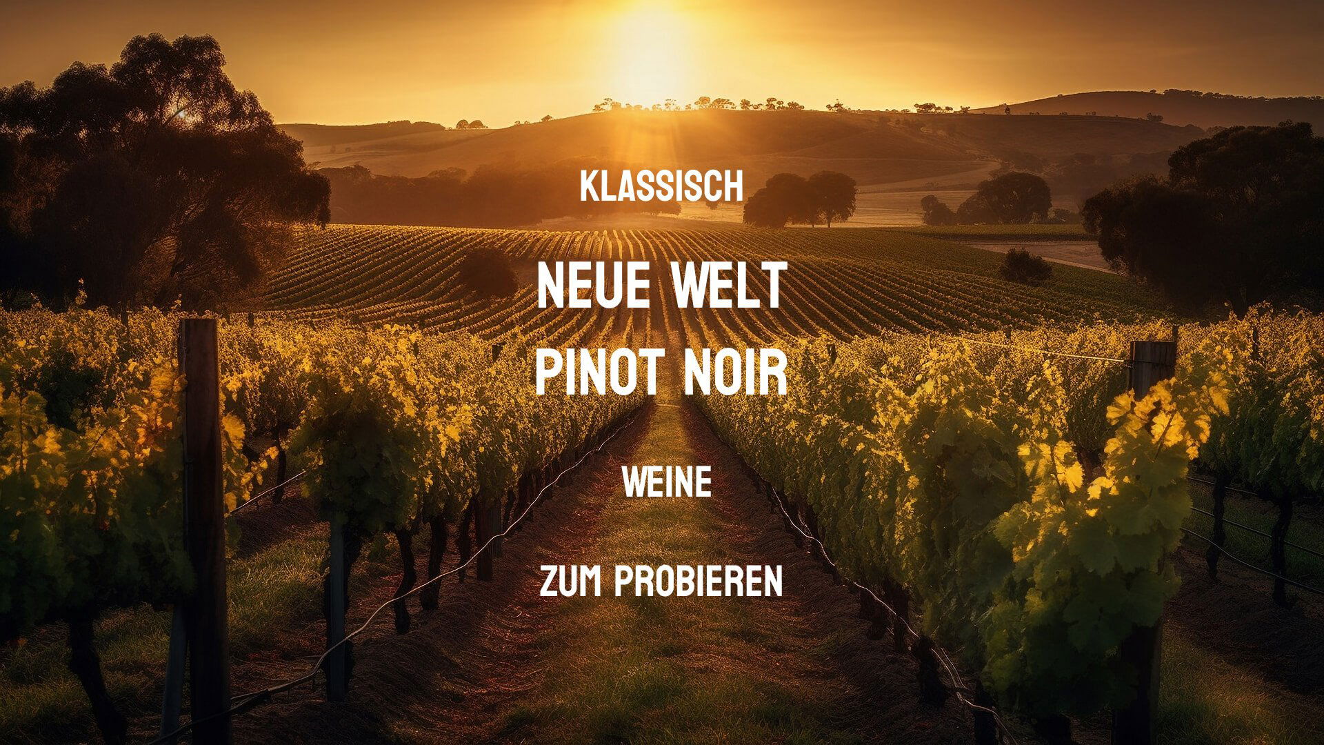 klassische Pinot Noir-Weine der Neuen Welt zum Probieren